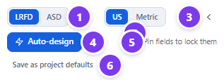 Input panel toolbar
